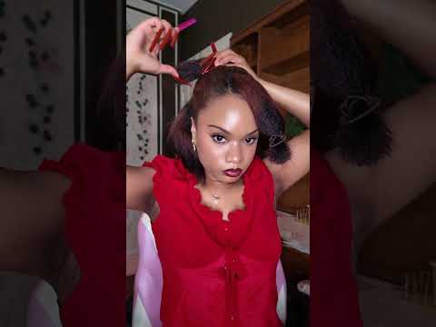 easy quick hairstyle 😳😱 #asmr #hairtok #hairstyle #fast
