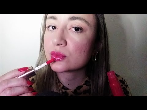 ASMR: ME MAQUIANDO E MASCANDO CHICLETE #2