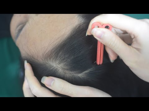 ASMR Focus Scalp Scratch, Real Person Hair Combing, Hair Parting For Relieve Headache