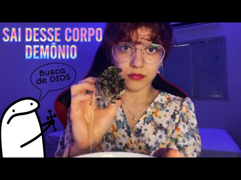 ASMR ~ Benzedeira tirando seu quebrante (você é um menino endemoniado)