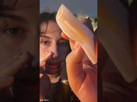 Tracing your face pookie so you sleep ASAP #asmr #relax #tingles #oddlysatisfying #sleepaid