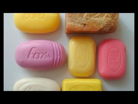 Dry Soap carving ASMR\ relaxing sounds\ No talking. Satisfying ASMR video\ Cutting soap