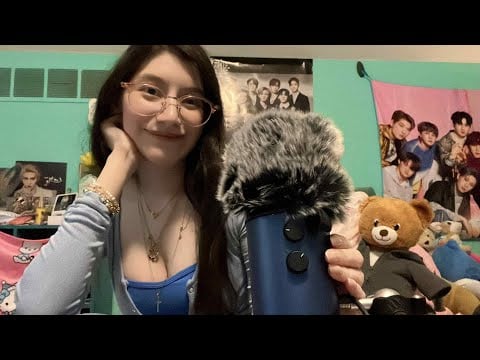 ASMR Whisper Showing Some Of My Birthday Presents And Testing Blue Yeti Nano