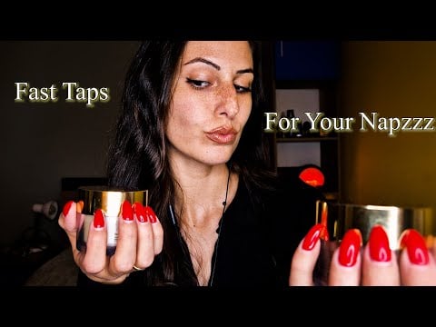 🎧ASMR 💤 FAST TAPS for YOUR NAPZzz 💤+ Beauty Haul Favorites 😚💋АСМР на Български: Бърз Тапинг за сън