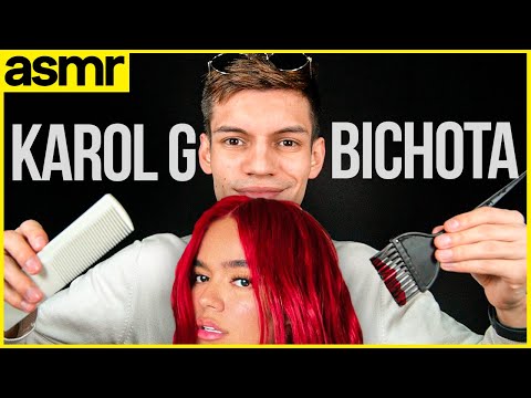 asmr roleplay peluqueria a Karol G ASMR español para dormir