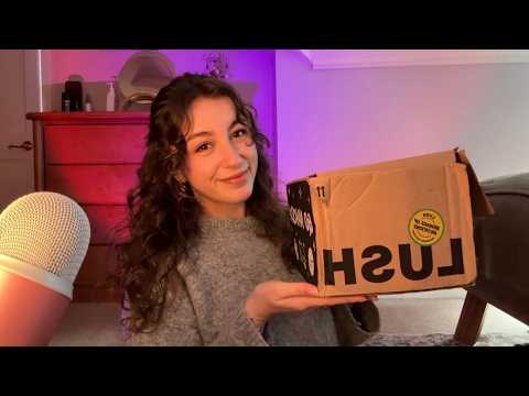 ASMR Autumn Lush Haul 🍁🎃 tapping, scratching, whispering, tracing
