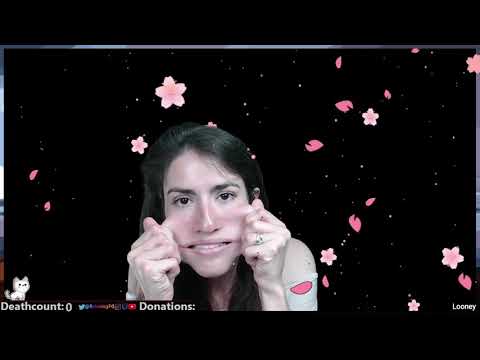 ASMR - Cheek Play Cherry Blossom 🌸