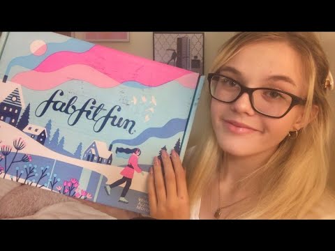 ASMR FabFitFun Winter Unboxing (great gift ideas!)