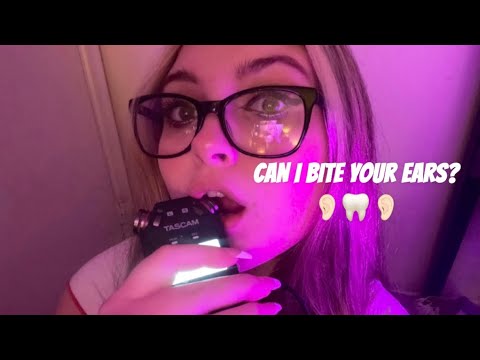 ASMR | MIC BITING & RAMBLING [EAR TO EAR] 🎙️🦷