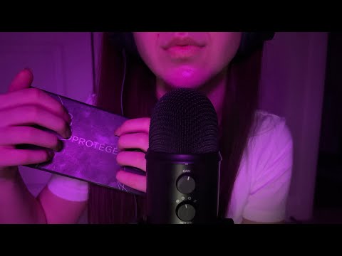 [ASMR - No Talking] Mouth Sounds + Raindrop tapping 😴 