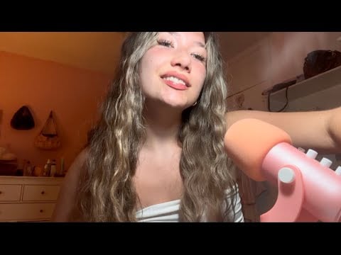 ASMR positive affirmations & gum chewing