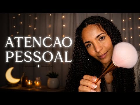 ASMR Atenção Pessoal Intensa para Dormir Sussurros, Tapping e Muito Carinho em Português  