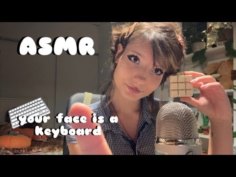 𑣲ASMR || your face is a keyboard ⌨️