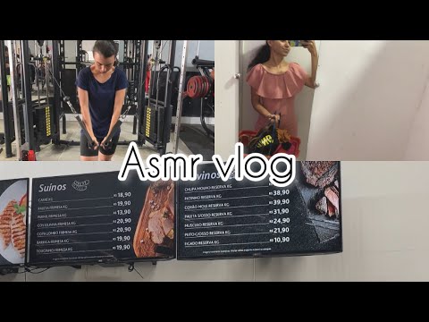 ASMR VLOG/ UM DIA COM TREINO, MERCADO, ORGANIZAÇÃO DA CASA E COMPRINHAS👗👚