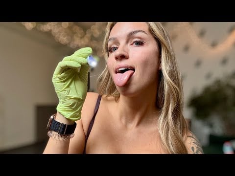 ASMR - FAST TONGUE EXAM