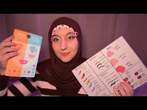 ASMR Doing Your Night Out Makeup w/ a Kids Toy Set 💄🌘✨