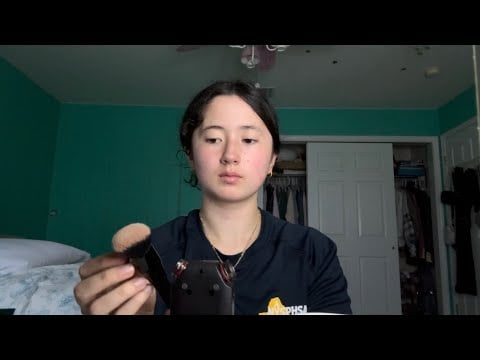 Asmr with random items (Tascam mic) 