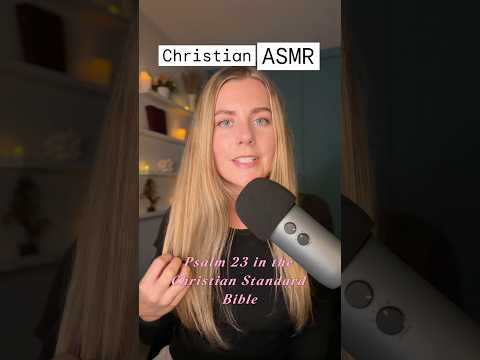 23rd Psalm w/ Sleepiest Hair Sounds for Rest 😴 #christianasmr #asmr #