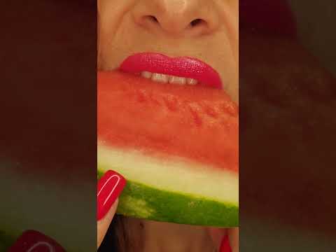 ASMR Eating Watermelon 🍉 Wet Mouth Sounds (No Talking)