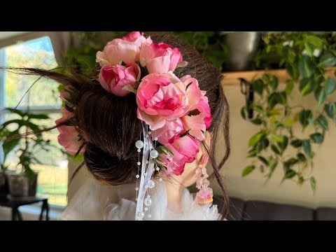 Hair & Makeup ASMR Hairstyling, Hair Decorating, Hairstyle, Perfectionist Finishing Touch No Talking