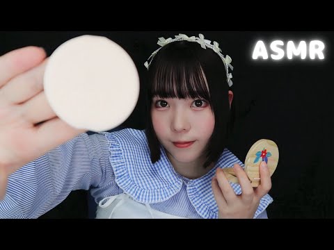 【ASMR】木製肌のお客様にメイクする💄🌳コスメショップ【ロールプレイ】