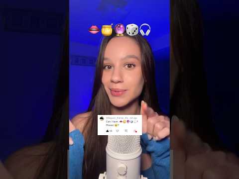 ASMR EMOJIS😍 #asmr #relax #emojichallenge #asmrvideo #tingles #emojigame #relaxing #asmmouthsounds