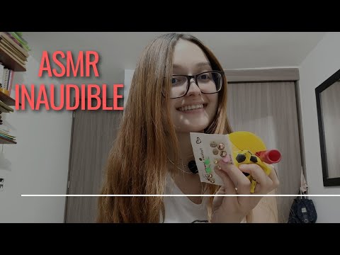 ASMR ESPAÑOL// Inaudible con sonidos cosquillosos