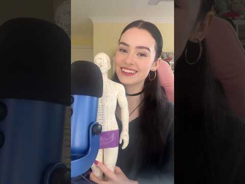 ASMR with my acupuncture doll 🧍🏻‍♂️ # #asmr #tapping #scratching #acupuncture