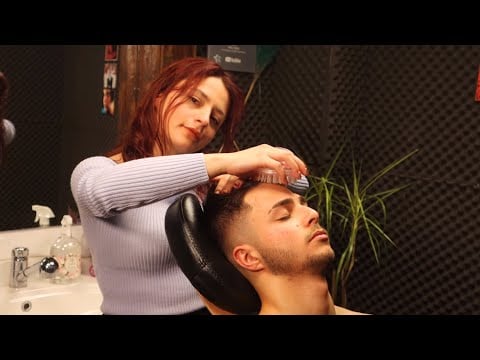 ASMR HEAD MASSAGE with TALKING THERAPY - Miss Melek