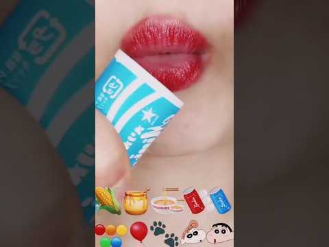 asmr EMOJI FOOD eating sounds(sped up)#asmr#asmrsounds #asmrsounds #audio#shorts