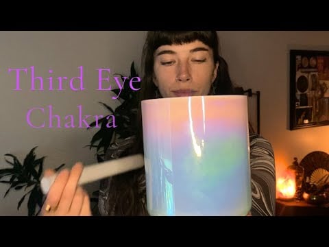 ASMR Reiki ~ Third eye chakra | Energy healing and balancing | Intuition , Perception , Inner vision