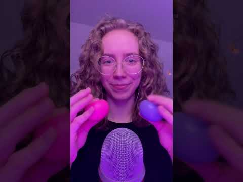 #asmr Tingly globbles to go 🟣  #relaxing #tingles #fidgettoys #sleepaid