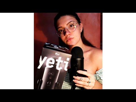 NEW MICROPHONE! UNBOXING BLUE YETI😴😍💜 | ASMR ITA