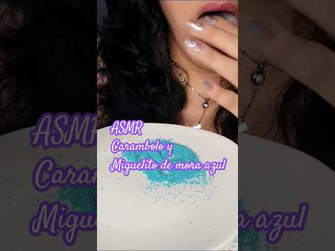 ASMR Comiendo Carambolo con Miguelito de mora azul