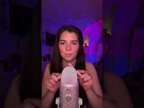 ASMR mic trigger 💕 #asmr #ASMR #sleep #relax #mictriggers #micscratching #asmrvideo #visualtingle