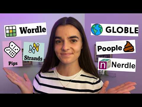 ASMR 1 Hour of Playing Wordle Games!