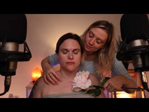 ASMR - Slow Gentle Skin Touching 🌙  In Ear Whispers @BeBraveBeYouASMR1