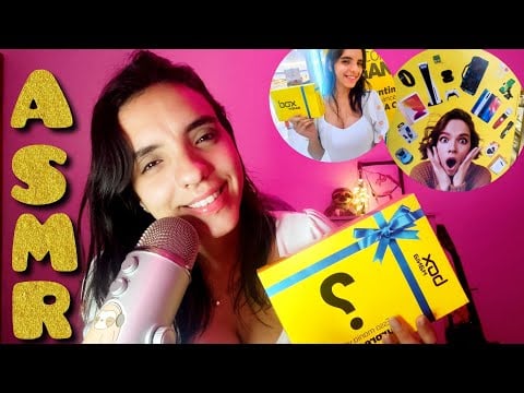 ASMR - COMPREI UMA CAIXA MISTERIOSA DA BOX MANIA - ABRINDO COM VOCÊS