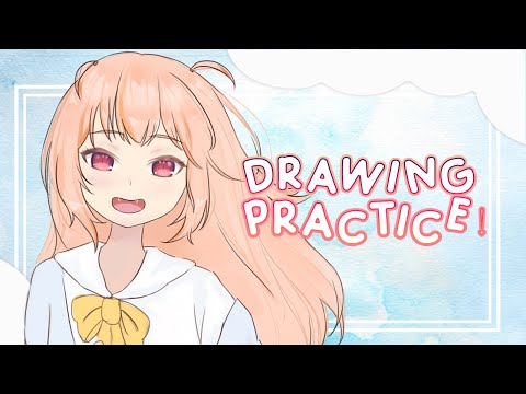 Drawing process livestream🐟   Nivi the salmon EN/ESP vtuber