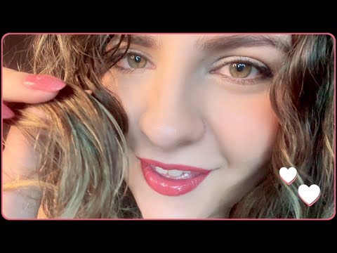 Brushing your Face with my Hair ♥ ASMR