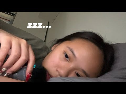 ASMR mini mic mouth sounds until I fall asleep 
