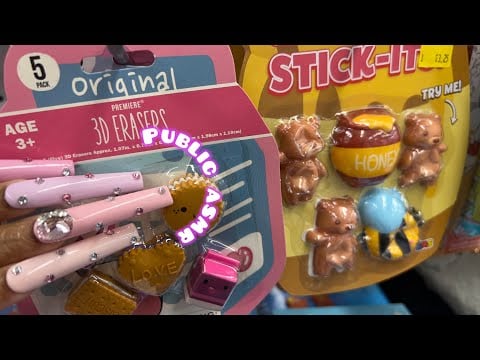 PUBLIC ASMR IN 5 BELOW | *Soft Spoken*, Lofi, Tingly Camera Tapping, Scratching & More!
