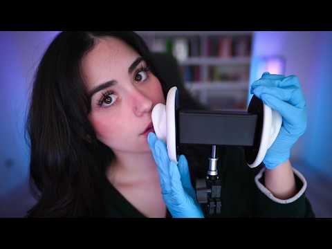 ASMR | Ear to Ear Whispers (Glove Sounds, Medical Tools, Tapping)