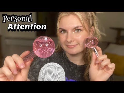 20 Minutes of Personal Attention ASMR for Deep Sleep♥️♥️ (hair brushing, skincare, freckle counting)