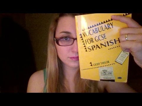 ASMR Learning Spanish - Spanglish, Word Repetition in English & Spanish #2, Soft Spoken