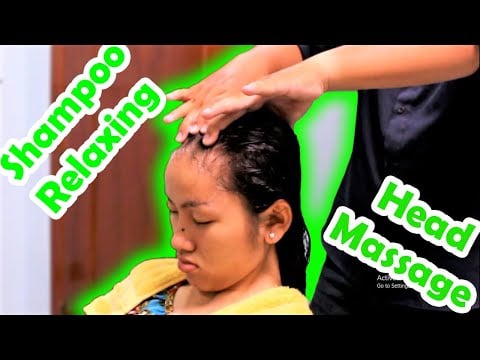 ASMR Relaxing Shampoo Head Massage for Emily !