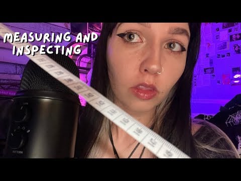 ASMR Inspecting and Measuring You for DEEP Sleep