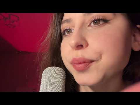 ASMR Gum Chewing Wet Mouth Sounds - Face Touches For Tingles