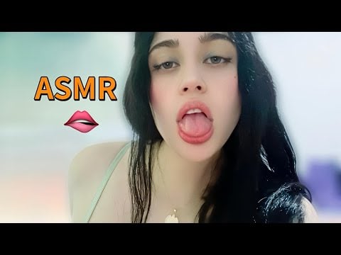 ASMR-  tu PRIMITA te da MUCHOS B3SITOS & MIMITOS en tu CARITA 😍