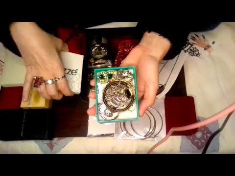 Asmr rummaging and showing you jewellery!!!